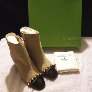 Kate Spade Orton Amaretto Kid Suede 6.5M